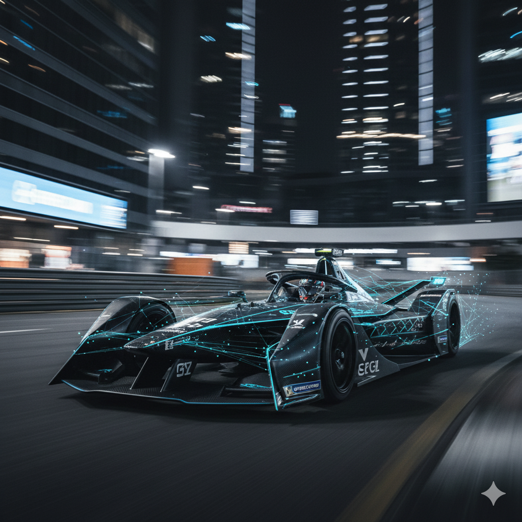 Desain Aerodinamis Fungsional: Peran Desainer Korea dalam Mobil Balap Formula E.